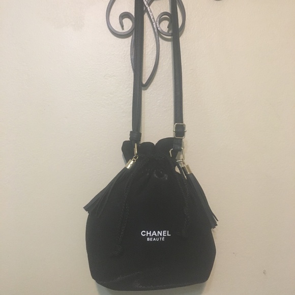 CHANEL Bags Chanel Beaute Pouch String Bag And Detachable Purse